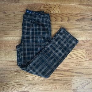 EUC‎ - Charter Club Black/Brown Plaid Pants